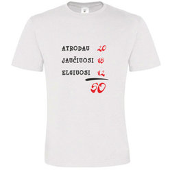 T -shirts with your photo, notes, white