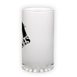 Frosted glass beer mug (500 ml)