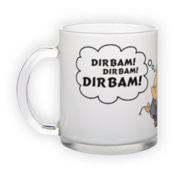 Frosted glass mug (300 ml)
