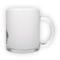 Frosted glass mug (300 ml)