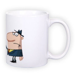 Standard white mug (300 ml)