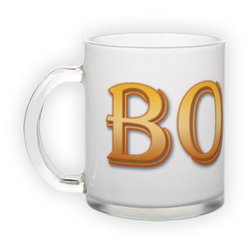 Frosted glass mug (300 ml)