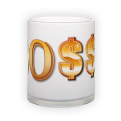 Frosted glass mug (300 ml)