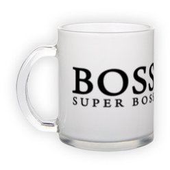 Frosted glass mug (300 ml)