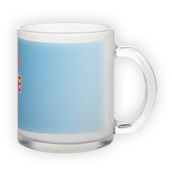 Frosted glass mug (300 ml)