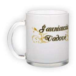 Frosted glass mug (300 ml)