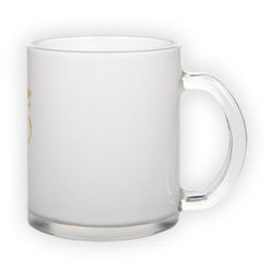 Frosted glass mug (300 ml)