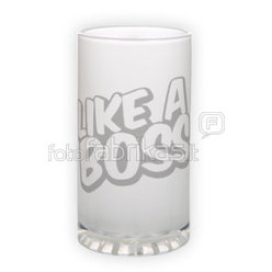 Frosted glass beer mug (500 ml)