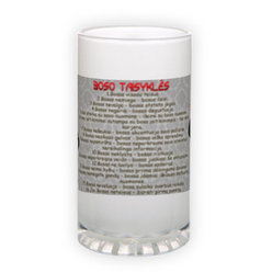 Frosted glass beer mug (500 ml)