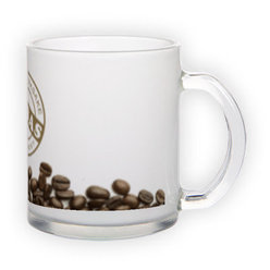 Frosted glass mug (300 ml)