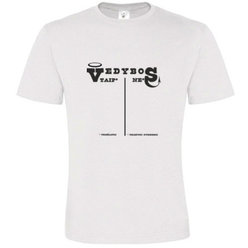 T -shirts with your photo, notes, white