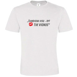 T -shirts with your photo, notes, white