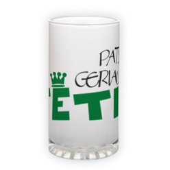 Frosted glass beer mug (500 ml)