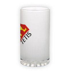 Frosted glass beer mug (500 ml)