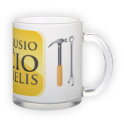 Frosted glass mug (300 ml)