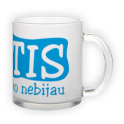 Frosted glass mug (300 ml)