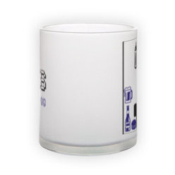Frosted glass mug (300 ml)