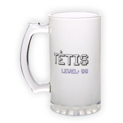 Frosted glass beer mug (500 ml)
