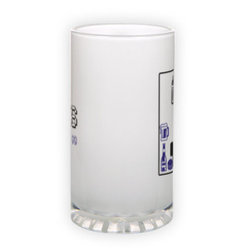 Frosted glass beer mug (500 ml)