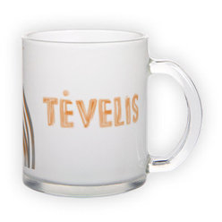 Frosted glass mug (300 ml)
