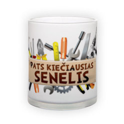 Frosted glass mug (300 ml)