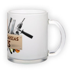 Frosted glass mug (300 ml)
