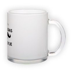 Frosted glass mug (300 ml)