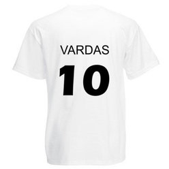 T -shirts with your photo, notes, white