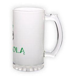 Frosted glass beer mug (500 ml)