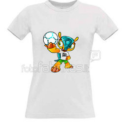 Women's T-shirt with your choice of photos, notes, white