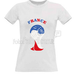 Women's T-shirt with your choice of photos, notes, white