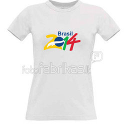 Women's T-shirt with your choice of photos, notes, white