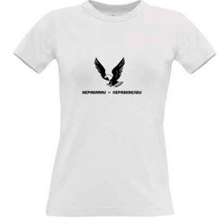 Women's T-shirt with your choice of photos, notes, white