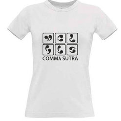 Women's T-shirt with your choice of photos, notes, white