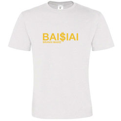 T -shirts with your photo, notes, white