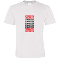 T -shirts with your photo, notes, white