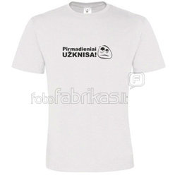 T -shirts with your photo, notes, white