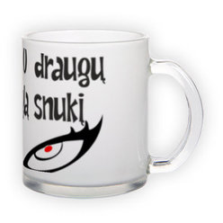 Frosted glass mug (300 ml)