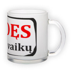 Frosted glass mug (300 ml)
