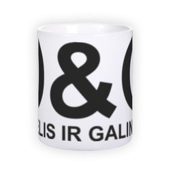 Standard white mug (300 ml)