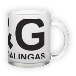 Frosted glass mug (300 ml)