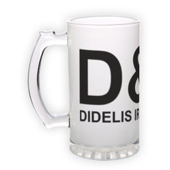 Frosted glass beer mug (500 ml)
