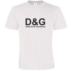 T -shirts with your photo, notes, white