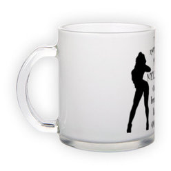 Frosted glass mug (300 ml)