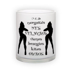 Frosted glass mug (300 ml)