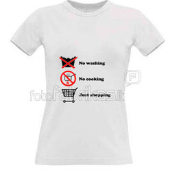 Women's T-shirt with your choice of photos, notes, white