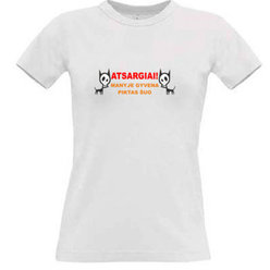 Women's T-shirt with your choice of photos, notes, white