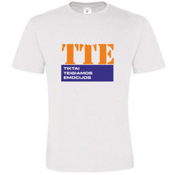 T -shirts with your photo, notes, white