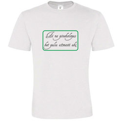 T -shirts with your photo, notes, white
