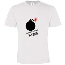 T -shirts with your photo, notes, white